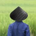 Bamboo Braided Hat Handmade Wide Brim Conical Hat Sunhat Art Crafts Rice Hat. 