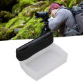Camera Flash Light Diffuser, Easy Installation Camera Flash Diffuser White Flexible for Camera Flash Speedlight. 