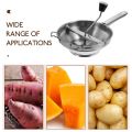 Potato Masher Ricer Press Steel Stainless Garlic Tool Fruit Squeezer Slicer Food Mashed Potatoes Presser Vegetable Vegetables. 