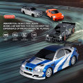 2.4G 15Km/h RC Drift Car Toys 1/43 High-Speed Remote Control Upgraded Gyro Mini Model Vehicle Electric Racing Cars for Kids Gift.