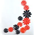 12pcs/Set Flowers Wall Stickers Decorations for Kitchen Tile Flower Switch Sticker Bedroom Decor Livingroom Wall Decals for Home.