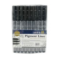 Keep Smiling Set of 9pcs 0.05 to 0.8 Drawing Pen Fine Liner Set, best Sketching Pens for Arts & Craft Students Pigment Liner Pigma Micron Drawing Pens.