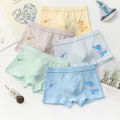 【4-Pack】Children's Underwear Pure Cotton Boxer Underwear Boys' Boxer Brief Boys' Underwear Medium and Large Children's ShortsACotton-like. 