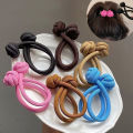 【Value Bundle】 High Ponytail Hair Band Chinese Knot Elastic Hair Rope Head Rope Tie Gift SUPER BABY.