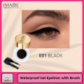 IMAGIC Gel Eyeliner Waterproof Quick Dry Long-lasting Eyeliner Cream With Brush Face Paint Professional Cosmetic Tool. 