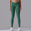 Crossover Waist Women Yoga Leggings Hips Lifting Gym Leggings Seamless Sport Pants High Waist Fitness Leggings Workout Running.