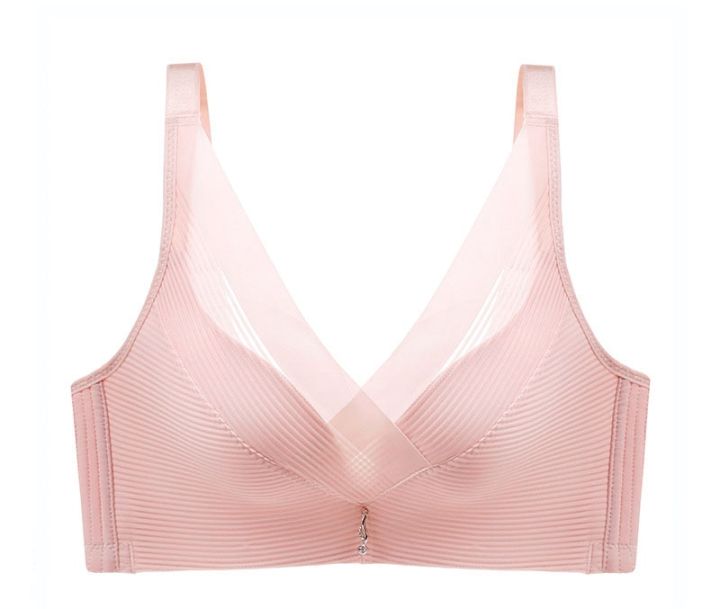 Cross%20Mesh%20Breathable%20Bra%20Stripe%20Lace%20Gentle%20And%20Comfortable%20Cotton%20Push%20Up%20Bras%20Close%20To%20Skin%20Adjustable%20Seamless%20Underwear%20-%20Image%207