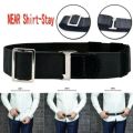 Easy Shirt Stay Adjustable Belt / Non-slip Wrinkle-Proof Shirt Holder Straps / Locking Belt Holder / Near Shirt Stay / Elastic Shirt Lock Belt for Women Men Work Interview.