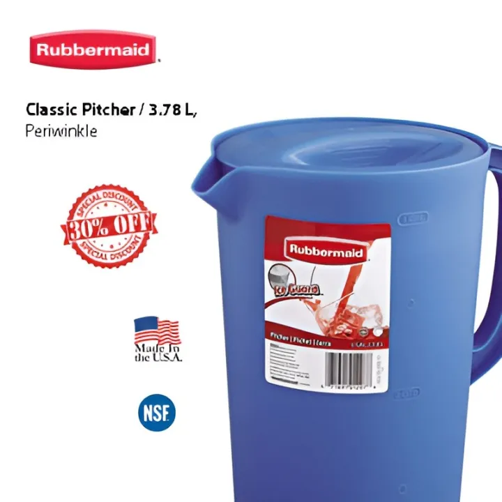 Rubbermaid Raspberry Color Pitcher Rubbermaid Classic Economy Pitcher / 3.78 L | Daraz.com.bd