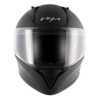 Vega Bolt Bunny Glossy/matt Black full face helmet with dual certification.