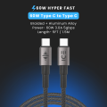 ICE Type C to C 60W– Braided Cable | 5ft / 1.5 Meter | Hyperfast Charging. 