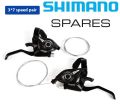 Bike Gear Shifter Brake Levers Bicycle 3x7 Speed Changer Shifter Set Cycle Gear Shifter Transmission for Mtb Road Bike 2pcs. 