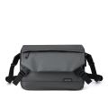 Wepower Simple Men's Crossbody Bag Outdoor Functional Shoulder Bag Large Capacity Trendy Messenger Bag PU Waterproof Sling Bag. 