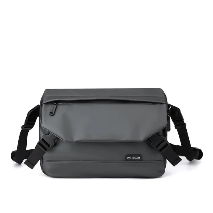 Wepower%20Simple%20Men's%20Crossbody%20Bag%20Outdoor%20Functional%20Shoulder%20Bag%20Large%20Capacity%20Trendy%20Messenger%20Bag%20PU%20Waterproof%20Sling%20Bag%20-%20Image%207