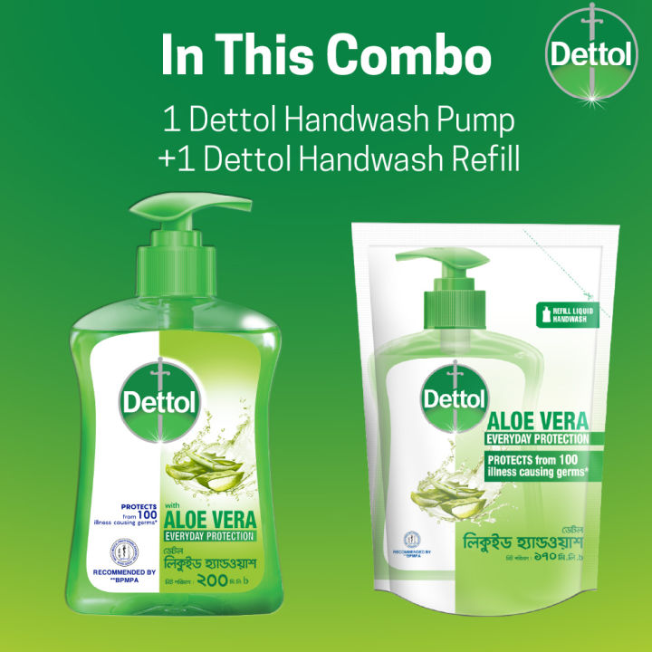 Dettol%20Handwash%20Aloe%20Vera%20200ml%20Pump%20and%20170ml%20Refill%20Combo%20-%20Image%203