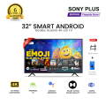 Sony Plus 32 inch Double Glass Smart LED TV Wi-Fi Full HD 4K Supported Android Television.