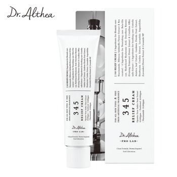 Dr. Althea 345 Relief Cream 50ml Natural Vegan Skincare Sensitive Skin Moisture Whitening Beauty Cosmetic