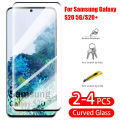 For Samsung Galaxy S20 5G S20+ S20 Plus Screen Protector Curved Tempered Glass Full Cover 9D HD Flim Phone Front Protective Flim.