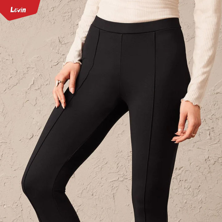 Women's%20Mid%20Rise%20Stretchy%20Ankle%20Length%20Solid%20Color%20Slim%20Fit%20Premium%20Jeggings%20From%20Levin%20-%20Image%204