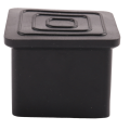20pcs Square Chair Table Leg Foot Rubber Covers Protectors 25mm x 25mm. 