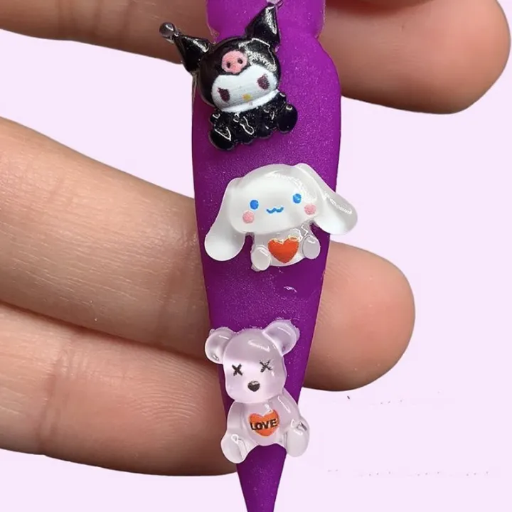 50PCS/Lot%20Kawaii%20Kuromi%20Nail%20Charms%20Hello%20Kitty%20Nail%20Art%20Design%20Gems%20Sanrio%20Craft%20Acrylic%20Nail%20Supplies%20Accessories%20Rhinestone%20-%20Image%205