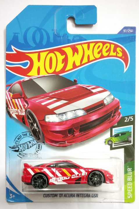 Hot Wheels Custom 01 Acura Integra Gsr Red Scale 1 64 Bd