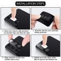 Kite Digital Compatible with [Pack of 3] Realme 9 Pro Plus / 9 4G [Black] Back Camera Lens Protector Tempered Glass - Full Camera Coverage with Easy Installation Kit. 