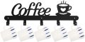 Coffee Mug Holder Wall Mounted, Metal Coffee Mug Rack for Wall, Coffee Cup Rack wall hooks,coat hooks,coat hanger.