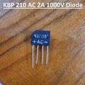 3Pcs - KBP210 AC Bridge Rectifier Diode 1000V 2A Bridge Rectifiers IC Diode 4 Pin Leads KBP210 Bridge Rectifiers Diode KBP210 Diode KBP210 Rectifier. 