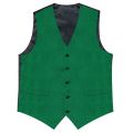 Satin Solid Green Vest for Men Silk Suit Pre-tied Bow Tie Set Wedding Busines Formal Tuxedo Sleeveless Male Waistcoat Blazer. 
