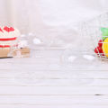 50 cup Plastic Transparent Cake Box Blister Box PVC Round West Point Box Dounp.