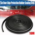 10M U Shape Rubber Door Edge Trim Door Edge Protector Guard Car Protective Seal Strips Universal For All Cars. 