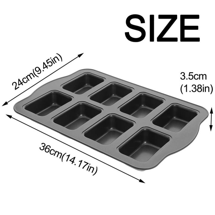 Durable%208-Cavity%20Mini%20Loaf%20Brownie%20Pans%20Non-Stick%20Large%20Capacity%20Mini%20Bread%20Baking%20Mold%20DIY%20Rectangular%20Carbon%20Steel%20Cake%20Mold%20Kitchen%20Use%20-%20Image%202