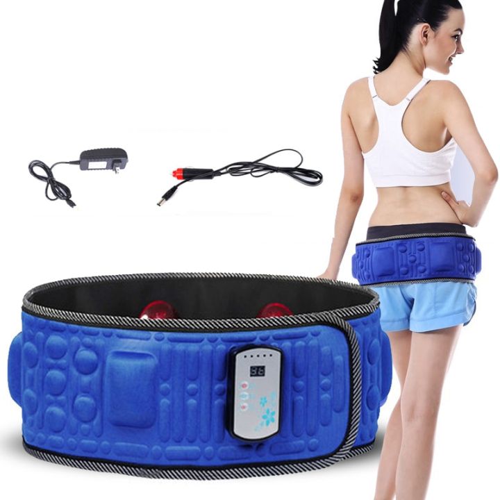 Electric Slimming Belt Lose Weight Fitness Massage X5 Times Sway Vibration Abdominal Belly Muscle Waist Trainer Stimulator
