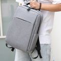 Anti-Theft Laptop Backpack Large Capacity Travel Bag Men's Waterproof Backpack Student School Bag-Black. 