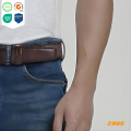 ZAYS 2-Pack Genuine Leather Belt Loop Keepers – Replacement Belt Holders for 35mm (1.38”) Wide Men’s & Women’s Belts. 