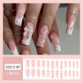 24 Pcs Fake Nails Box For Women Liquid Glue - Fake Nails.