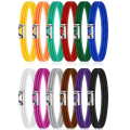 Set of 12 Trash Can Rubber Bands Silicone Elastic Binding Tie Fits 8-33 Gallon Multifunction Garbage Bag. 
