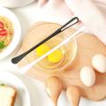 1 Piece of Whisk Plastic Mini Multi-function Whisk Kitchen Utensil with Teaspoon Egg Whisk Accessories 2 Colors Manual Whisk.