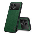 For Xiaomi Poco X6 case Wood Texture Canvas Hrad Shockproof Back Cover For Xiaomi Poco X6 Pro Back cover Phone Cases.