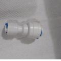 Quick Push to Connector, Water Tube Fitting,1/4" Tube OD x 3/8" Tube OD Reducing Straight Union,for RO Water Systems,Water Purifiers Tube Fittings. 