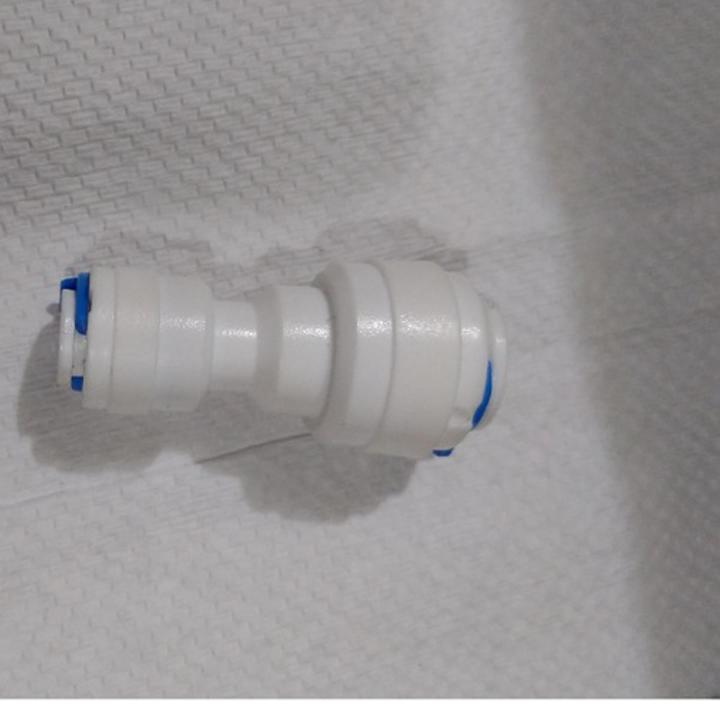 Quick Push to Connector, Water Tube Fitting,1/4" Tube OD x 3/8" Tube OD Reducing Straight Union,for RO Water Systems,Water Purifiers Tube Fittings