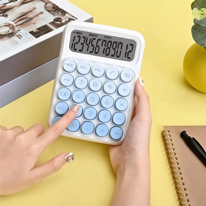 Desktop%20Mechanical%20Calculator,%20Cute%20Big%20Buttons%20Calculators,Blue%20-%20Image%205