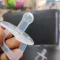 Silica gel pacifier for baby Flat head / Round Head Baby Chusni CN -1pcs. 