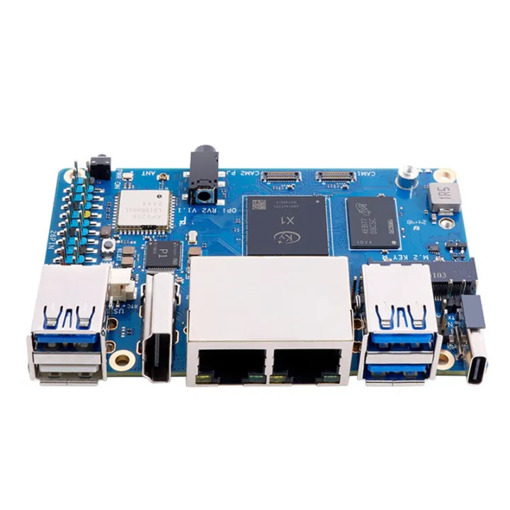 For RV2 Single Board DDR4 8-Core RISC-V 2TOPS AI CPU WiFi BT5.0 Mini PC ...