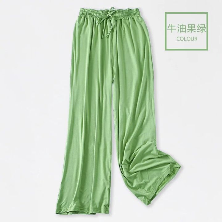 Multiple%20Colour%20Winter%20Women's%20Home%20Pants%20Lounge%20wear%20Homewear%20Pajama%20Pant%20Spring%20Autumn%20Modal%20Loose%20Pyjama%20Trousers%20-%20Image%203