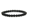 Lava Rock Stone Dumbbell Mens Bracelet.