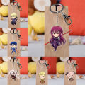 Game Fate Keychain Cartoon Figure Saber Astolfo Acrylic Pendent Keyring. 