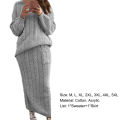 Skirt Suit Long Sleeve Anti-pilling Skirt Suit.