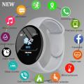 D18 Smart Watch Heart Rate Monitor Men's Women's Smartwatch Round Fitness DigitalWatches for Men Women Band Bracelet - Smart Watch. 